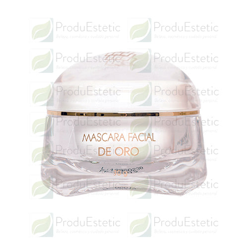 Mascarilla facial de oro